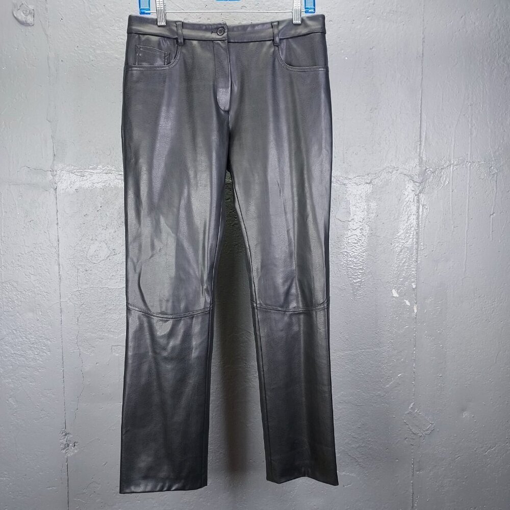 Teenflo Faux Leather Pants Women’s 8 Black Maurice Tarica Dress Trouser Canada
